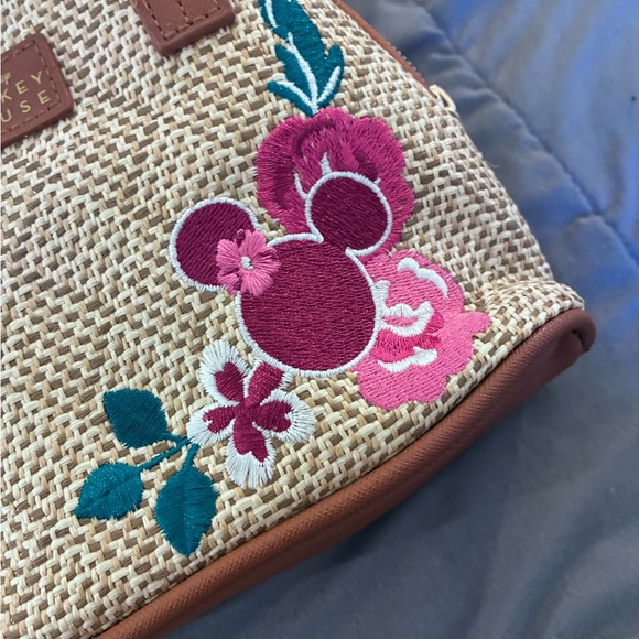 Disney Mickey Mouse Mini Bag with Floral Embroidery - Picture 4 of 8